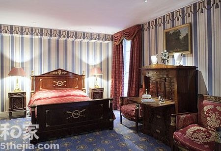 18个英伦风格卧室 尊显典雅皇室风范（组图） 