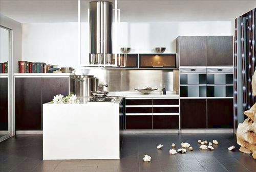 时尚人群最爱 30款现代简约厨房装修效果(图) 
