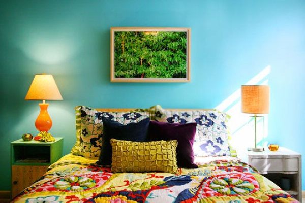 五彩画笔 32款色彩艳丽的卧室设计（组图） 