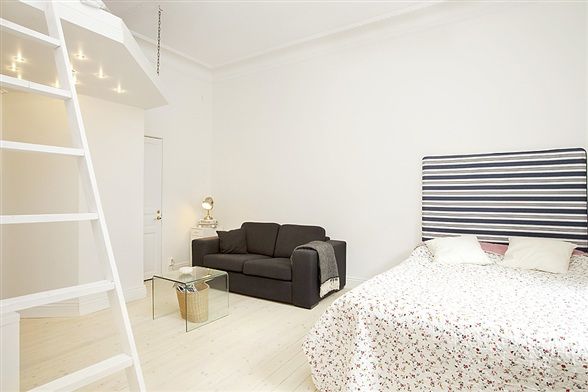 设计创造品质生活 38平方白色极简公寓(组图) 
