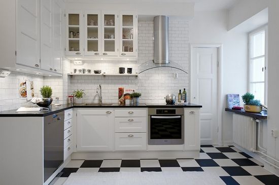 整洁雅致 北欧风白色橱柜打造高品质厨房(图) 