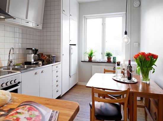 整洁雅致 北欧风白色橱柜打造高品质厨房(图) 