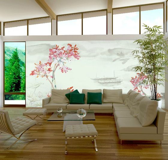 26款电视背景壁画 装扮你的客厅（组图） 
