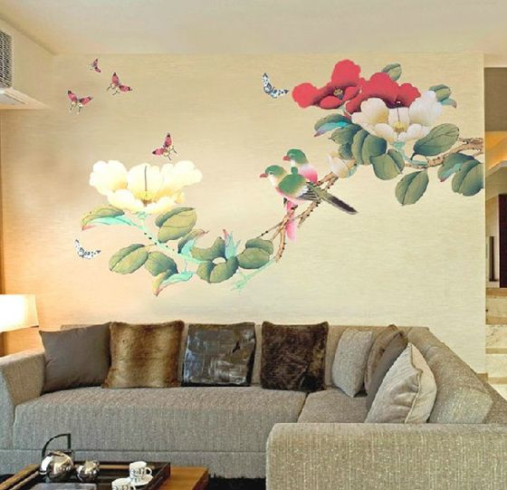 26款电视背景壁画 装扮你的客厅（组图） 