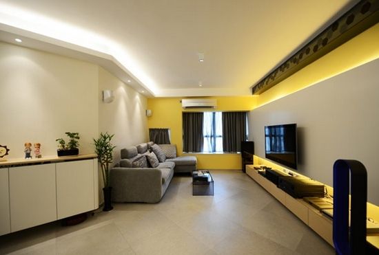 极简抽象设计：现代香港公寓的欣赏（组图） 