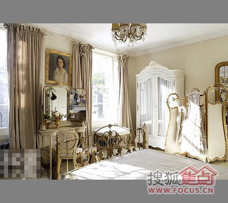 多款经典的英伦风格卧室 尊显精致典雅皇室风范 