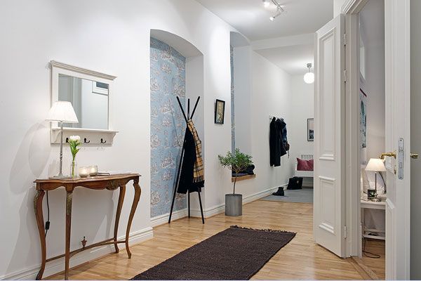流行风格  147平米瑞典白色公寓设计欣赏 