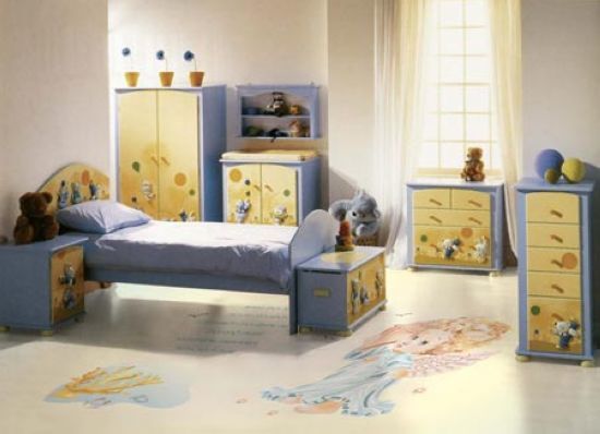 彩绘复合木地板 给儿童房间添更多乐趣(组图) 