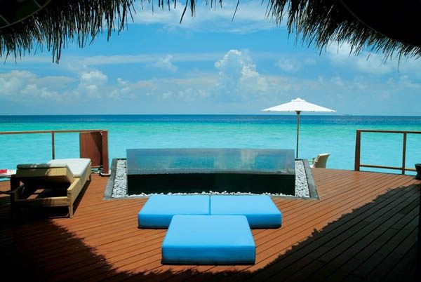 最接近天堂的地方  马尔代夫美丽的度假村 