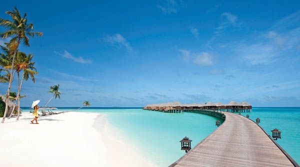 最接近天堂的地方  马尔代夫美丽的度假村 