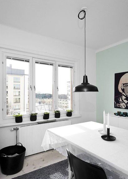 101平米中等户型公寓设计 白色空间大胆配色 