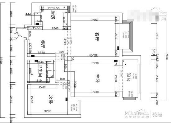 70平2房2厅 实用小户型装修案例欣赏(组图) 