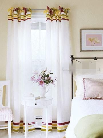 窗帘DIY巧饰法 让窗有另外一种美丽风景(图) 