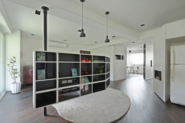 生活空间  白净素雅的台北家居设计欣赏 
