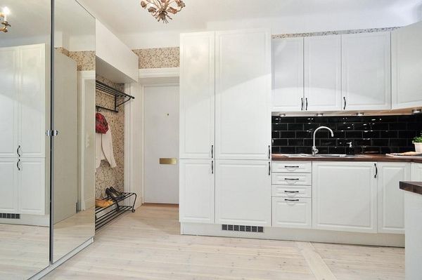 37平米瑞典公寓 纯白地板打造纯净小清新(图) 