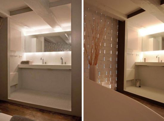 阿姆斯特丹奇景 1000块玻璃组成的清凉浴室 