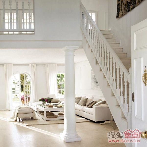 古典高雅的纯净浪漫 西班牙纯白别墅的贵气生活 