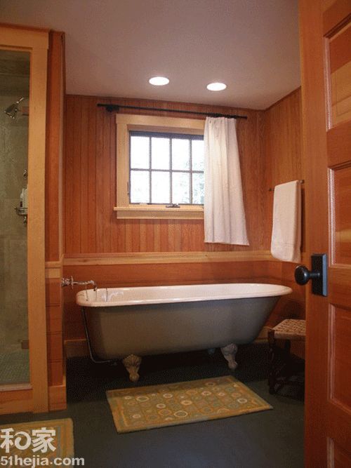 现代日式风 12款清新卫浴间用木制造（组图） 