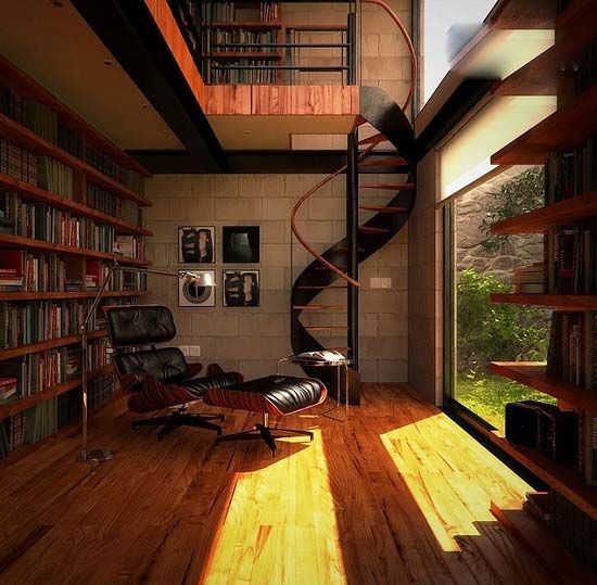 文艺青年最爱的家 15款书房创意设计（图） 
