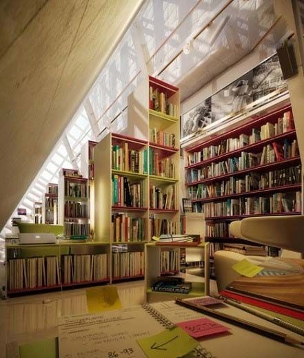 文艺青年最爱的家 15款书房创意设计（图） 