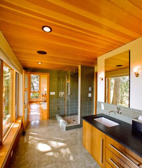  12款清新卫浴间用木制造 打造现代日式风 