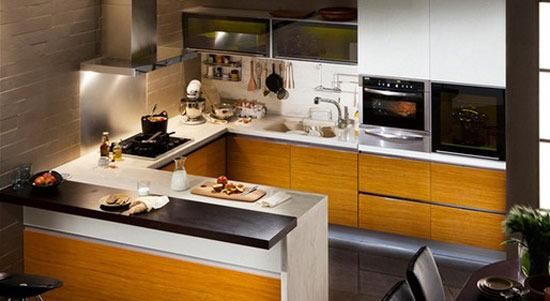9款U型橱柜推荐 大空间厨房的“完美搭档” 