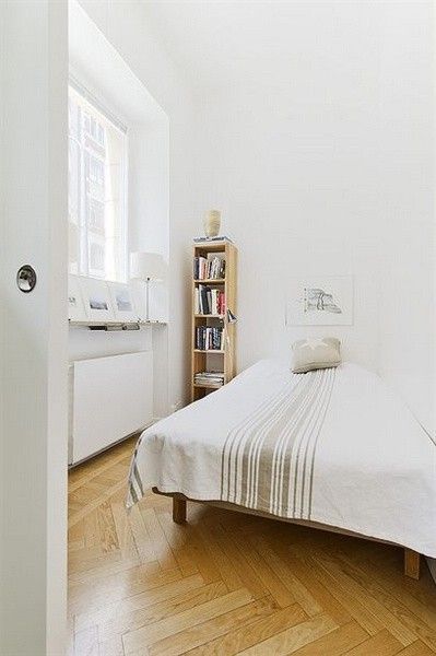 北欧风格家居 37平米的白木单身公寓（组图） 