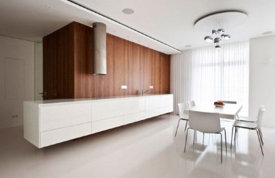 莫斯科现代极简公寓 120平白色纯净空间(图) 