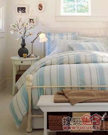蓝色卧室样板大放送 打造清爽舒心的精致空间 