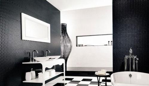 享受经典搭配 15个黑白卫浴设计彰显独有气质 