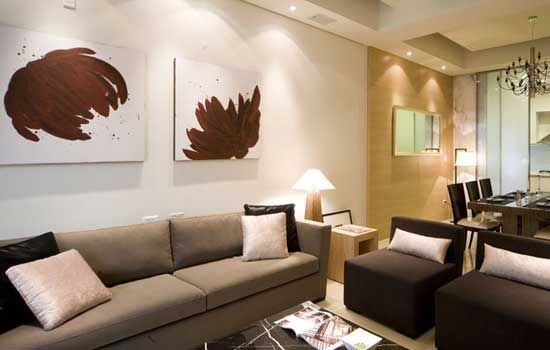 中国风的简约客厅 客厅的装修效果图（组图） 