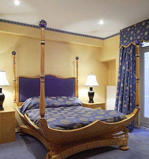 英伦风格的卧室设计 品质追求及享受（组图） 