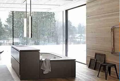 九个现代简约卫浴装修展示 畅享家居创意美学 