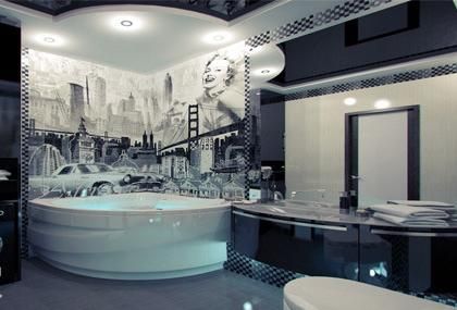 九个现代简约卫浴装修展示 畅享家居创意美学 