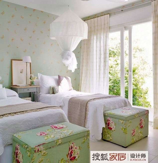25款精致卧室设计 温馨色彩甜美一整夏（图） 