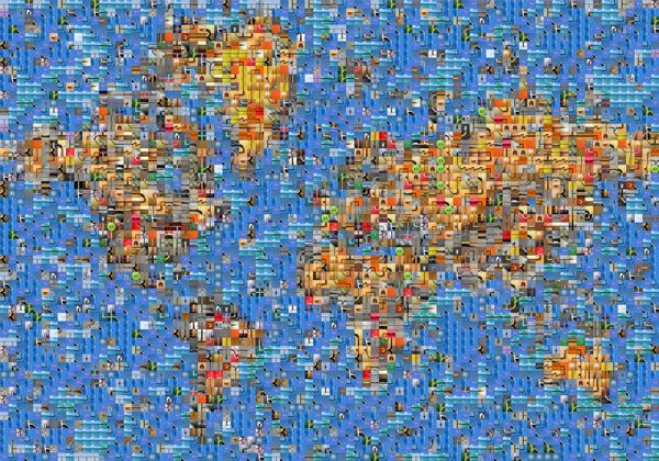 40个充满创意的世界地图 让家与众不同(组图) 