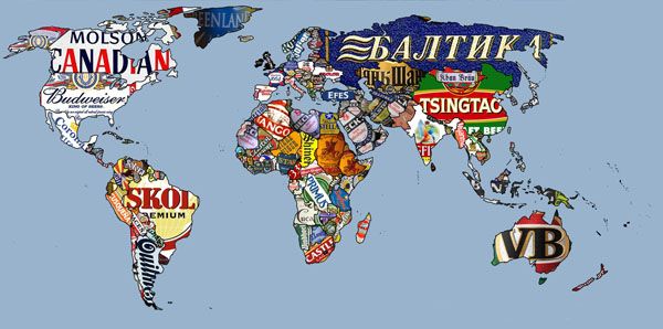 40个充满创意的世界地图 让家与众不同(组图) 