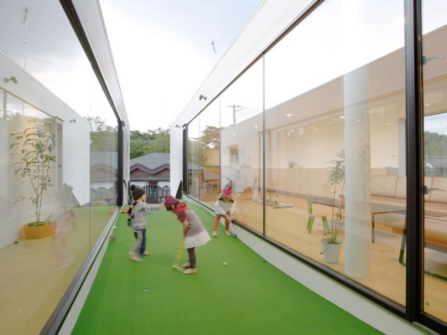 在家来一盘高尔夫 日本KKC现代绿色住屋(图) 
