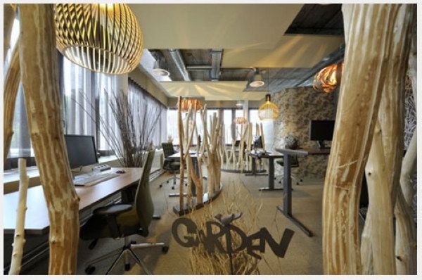 流行风格  20个木制办公室创意设计实例 
