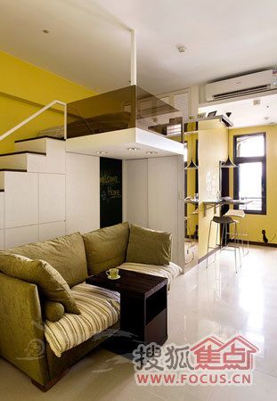 36平米的精致单身公寓 享受一个人的精彩生活 