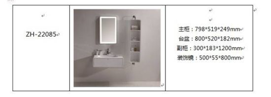 银晶卫浴“融智”系列新品浴室柜