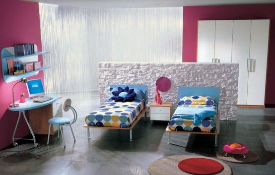 色彩与年龄的碰撞 60款超酷儿童房设计(组图) 