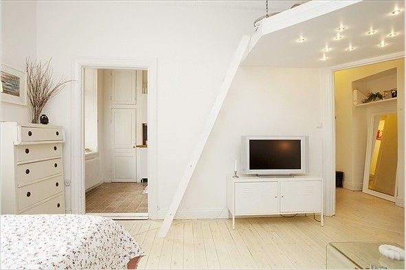 38平米实用小公寓 挑高风格装修设计（组图） 