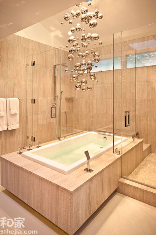 弥漫优雅气质 10个裸色系的卫浴间完美打造 