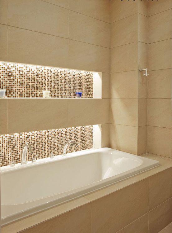浴室墙面超美设计 97平高雅现代2室（组图） 