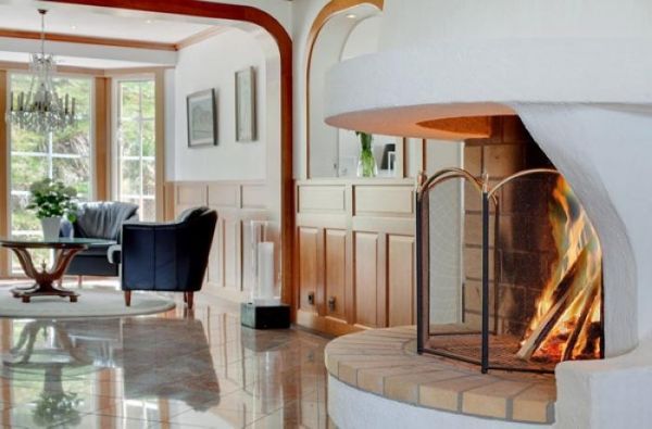 迷人瑞典别墅  现代的舒适和传统的优雅 
