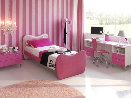 彩虹糖的梦 15款粉色女孩的卧室设计 (组图) 