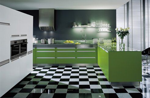 让自家厨房充满活力 57款亮色厨房设计(组图) 