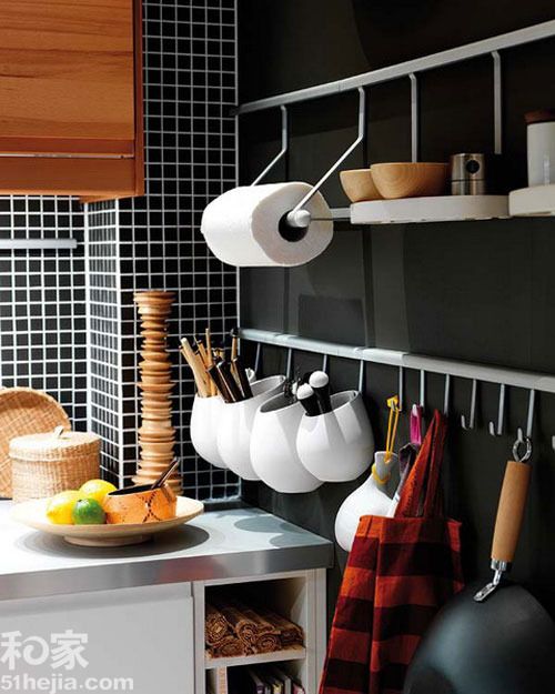 小空间最大化 16种厨房收纳设计 