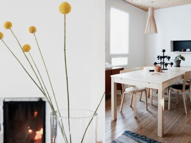 芬兰小清新复式公寓 木地板的简单哲学(组图) 